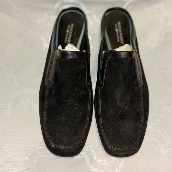 Rockport Sole Innovation side 6.5 black slides new no box or tags - Picture 1 of 8